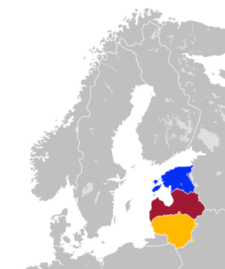 <span class="mw-page-title-main">Baltic states</span> Three countries east of the Baltic Sea