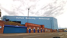 The front of Hillsborough Stadium, 2024 Hillsborough Stadium.jpg