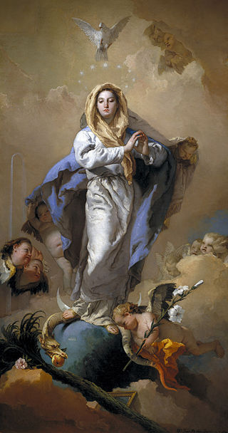 <span class="mw-page-title-main">Immaculate Conception</span> Teaching that Mary was conceived free from original sin