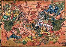 Karna kills Ghatotkacha Karna kills Ghatotkacha.jpg