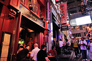 Lan Kwai Fong small square of streets in Central, Hong Kong