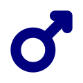 Male symbol (heavy dark blue).svg