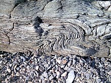 Small-scale rock folding Rock Fold.jpg