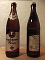 Flaschenabfüllung der Stockbauer Weisse - Original - der Löwenbrauerei Passau