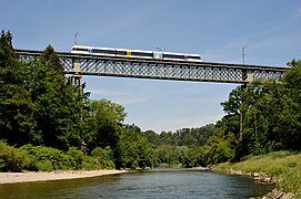 Ossinger Viadukt von 1877 an der Bahnstrecke Winterthur–Etzwilen