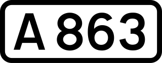 <span class="mw-page-title-main">A863 road</span>