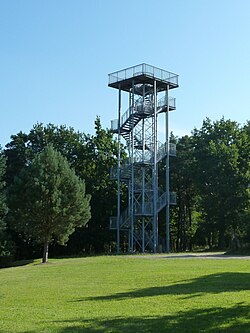 Kilátó a Wanzebergben, Karenz közelében