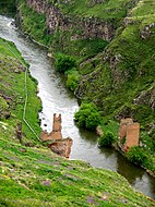 A ruined bridge in Ani