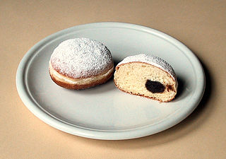 <span class="mw-page-title-main">Krapfen (doughnut)</span> German jam doughnut