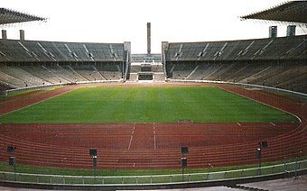 Das Olympiastadion vor seiner Renovierung