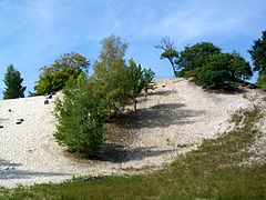 La butte d'Aumont.