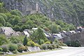 Château de Saint-Béat and village of Saint-Béat