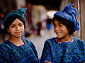 Maya girls in Chichicastenango, Guatemala