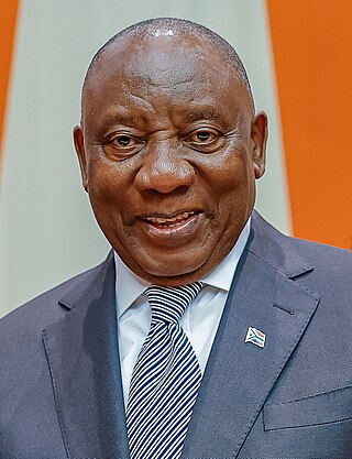 <span class="mw-page-title-main">President of South Africa</span> Head of state and government of South Africa