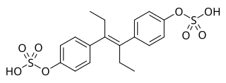 <span class="mw-page-title-main">Diethylstilbestrol disulfate</span> Chemical compound