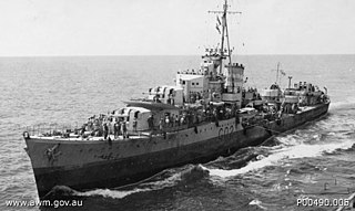 HMAS <i>Nestor</i> (G02) Destroyer