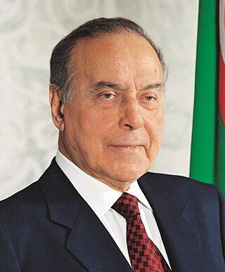 <span class="mw-page-title-main">Heydar Aliyev</span> President of Azerbaijan from 1993 to 2003