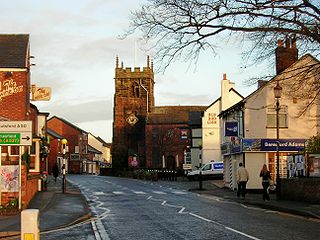 <span class="mw-page-title-main">Holmes Chapel</span> Village in Cheshire, England