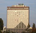 Hotel Olympik in the sunlight