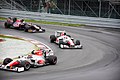 Liuzzi and Karthikeyan at the Canadian GP