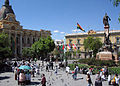 La Plaza Pedro Domingo Murillo.