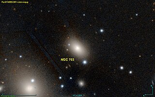 <span class="mw-page-title-main">NGC 703</span> Galaxy in the constellation Andromeda