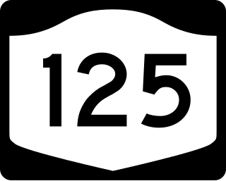 <span class="mw-page-title-main">New York State Route 125</span> State highway in Westchester County, New York, US