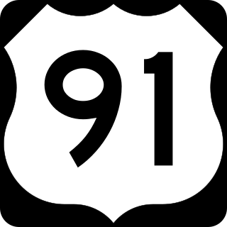 <span class="mw-page-title-main">U.S. Route 91</span> Numbered Highway in Utah and Idaho in the United States