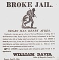 Image 6Escaped slave broadside, Hampshire County, West Virginia, 1845 (from West Virginia)
