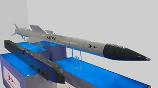 <span class="mw-page-title-main">Astra (missile)</span> Indian beyond-visual-range air-to-air missile