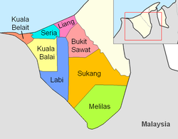 Mukim Labi di Daerah Belait.