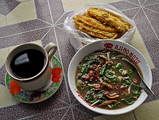 Bubur pedas Indonesian porridge dish