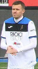 Josip Iličić dalam seragam tandang Atalanta