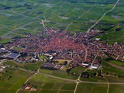 Aerial view of Cerano