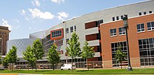 The Erich Kunzel Center for Arts and Education, the new home of SCPA, under construction in 2009. Cincinnati-SCPA.jpg