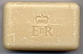 A souvenir soap of Queen Elizabeth