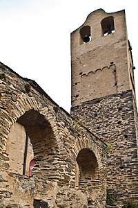 Conjuratory and bell tower.