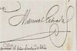 Signature de Manuel Estrada Cabrera