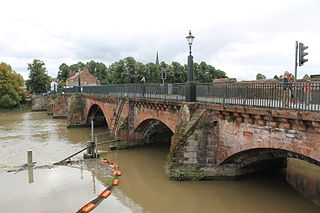 <span class="mw-page-title-main">Handbridge</span> Human settlement in England