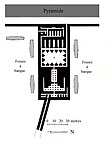 Planimetria del Tempio Funerario del complesso di Chefren