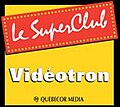 Logo used from 1989 until 2007 (the Quebecor Media name was added in 2001 after the sale of Vidéotron at Quebecor)