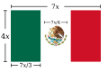 Construction of Flag of Mexico