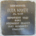 Stolperstein für Guta Mayer