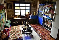 A typical traditional Kurdish (of Sulaymaniyah houses) living room's content and arrangement