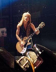 Rhoads performing in 1981