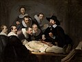 Anatomische les van Dr. Nicolaes Tulp (1632) Rembrandt van Rijn