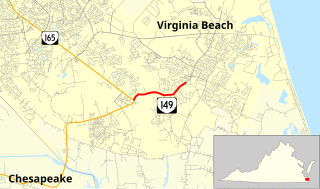 Virginia State Route 149 highway in Virginia