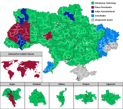 Volební výsledky prvního kola prezidentských voleb