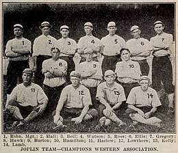 1910 Joplin Miners, number 66 1910 Joplin Miners.jpg