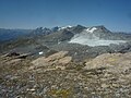 Vorab vom Piz Grisch im Jahr 2015; das ist die gleiche Ansicht wie im Bild von 1960